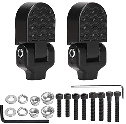 Kaeltsyn 1 Pair Bicycles Rear Pedals Folding for Seat Motorcycle Crankset Cycling Mountain Bike Accessories Bicycle