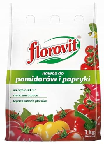 Concime pomodori e peperoni 1kg - fertilizzante NPK per 33m2 - orto e giardino