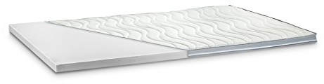 Kaltschaum Topper Matratzenauflage | 7 cm Gesamthöhe | abnehmbarer und waschbarer Bezug | Bezug mit 3D-Mesh-Klimaband und Stegkanten | H3 - fest | 180 x 200 cm