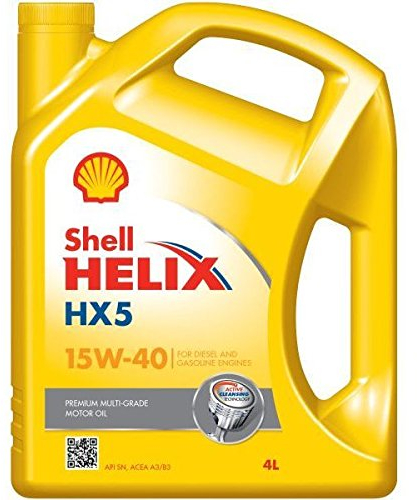 SHELL Olio motore Helix 15W-40 Olio minerale Olio 4 L