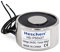 Heschen Elektromagnet-Magnet-Magnetspule, Silber, rund, P50*27 DC 24 V, 50 kg, Außendurchmesser 50 mm, M4-Gewindegröße, 23 cm Kabellänge