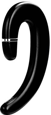 Cuffie Bluetooth 5.0 con microfono, auricolari posteriori aperti, senza fili, per guardare la TV, casa, ufficio e ciclismo, auricolari per orecchie piccole, Nero , Taglia unica