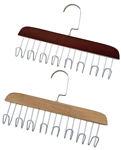 2 Pezzi Appendiabiti Antiscivolo Multi Gancio - Grucce Salvaspazio | Appendiabiti Per Canottiera, Appendiabiti Multigancio | Multifunzionali Per Armadio E Portaoggetti Per Cinture, Cravatte, Canotta