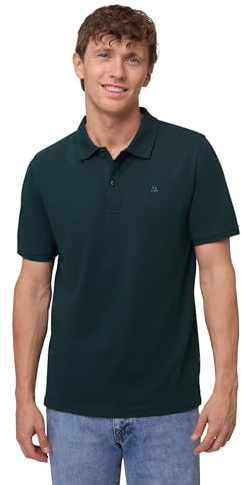 DANISH ENDURANCE Polo Hombre Manga Corta, Algodón Orgánico, 1 y 2 Pack