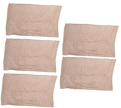 Alipis 5pezzi Sacco Di Juta Per Frutta e Verdura Sacchetto Portaoggetti in Materiale Resistente Per Conservare Alimenti in Cucina Capacità Ampia