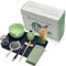 Mycketop Set da 10 pezzi con ciotola in ceramica, chase di bambù, colino matcha, cucchiaino, asciugamano da tè, ecc. Set completo per cerimonia del tè giapponese, regalo per gli amanti del matcha