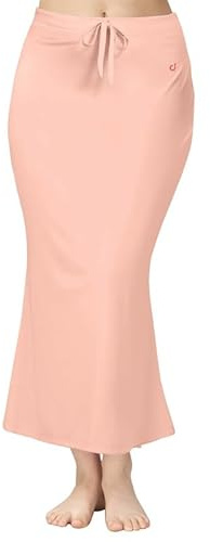 TRENDMALLS Jupon en Polyester et Spandex pour Femmes, Saree Shapewear pour Femmes, Mélange de Coton, Jupon, Jupes pour Femmes, Robe Shape Wear pour Saree Shaper, rose poudré, XL