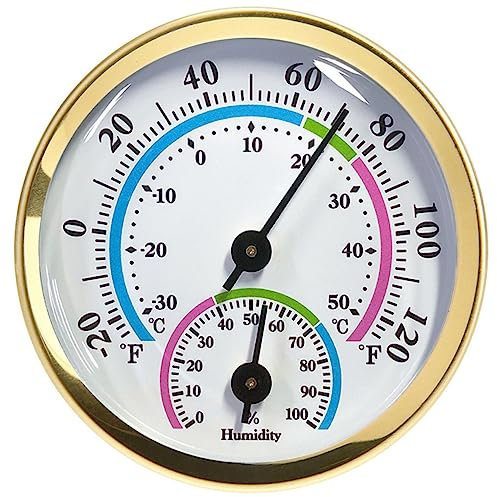CANIGHT Termómetro De Pared, Higrómetro, Medidor De Humedad Para Patio, Indicador De Temperatura, Monitor De Humedad Y Sauna, Higrotermógrafo Digital Colgante.