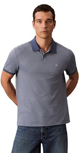 Calvin Klein Men's Jacquard Refined Polo