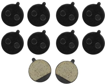 NIYATA 5 PCS Plaquette de Frein Trottinette Electrique pour KUGOO M4/M4 Pro,Xiaomi 1S,M365 Pro Soflow,Plaquettes de Frein à Disque de Vélo Trottinette Brake Lining Pad de Rechange
