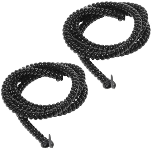 YOCDNOV 2 Pezzi Cavo a Spirale di Protezione del Filo a Spirale da - per Protezione del Cavo del Tubo a Spirale del Freno dello Scooter Trasporto per Copertura dello Scooter Accessori per Scooter