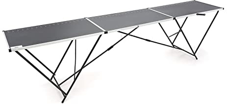 HBM aluminiumtapetbord vikbart 300 x 60 x 77 cm.