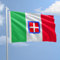 Drapeau Royaume d'Italie 1861 100 x 150 cm en polyester nautique 115 g/m² avec double pli périmétrique, corde et gaine.Convient aussi bien à l'intérieur/à l'extérieur. Fabriqué en Italie.