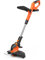 Yard Force 25cm 20V Cordless Grass Trimmer with 2.0Ah Li-Ion Battery and Charger - LT C25, orange