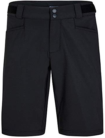 Ziener Herren Niw X-function Fahrrad Shorts Rad Hose mit Innenhose Mountainbike Outdoor Freizeit atmungsaktiv schnelltrocknen, Schwarz, 56 EU