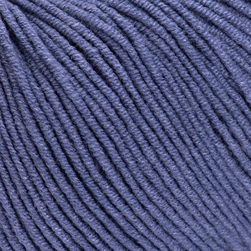 YarnArt, Jeans Sport Yarn, Hilo de algodón suave 55 % algodón, 45 % acrílico, para tejer y hacer amigurumis, 1 madeja/ovillo, 50 g, 160 m, Color 68