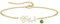 YeGieonr Armband Damen Gold, Geburtsblume Edelstahl Armband, Goldene Armbänder für Frauen, Schmuck Geburtstagsgeschenk für Frauen Freundin Mutter Tochter