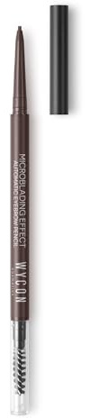 WYCON cosmetics MICROBLADING EFFECT Matita automatica per sopracciglia dalla punta sottile e ultra precisa 04 CHOCOLATE