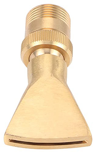 Qcwwy Testa di Spruzzo Compatta per Ugello per Fontana a Getto Stretto in Ottone a Getto Stretto per Laghetto da Giardino, Parchi Divertimento, Musei Facile da Installare (Filo Interno