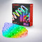 BRILONER - Pimp your Panel LED Strip Erweiterungsset, RGB bunte Lichtfarben, Fernbedienung, Streifen, Leiste, Zimmer Deko, Band, Zubehör Akustikpaneele, Lichtleiste, 2,6m, Weiß