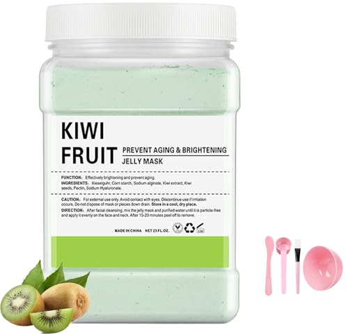 Jelly mask Masque Peel Off Anti Age Hydrogel, Poudre de Masque à la Gelée pour les Soins du Visage, Masque Facial en Poudre, Pour Esthéticienne Spa, Soins de Peau, Masque Hydratant pour Visage
