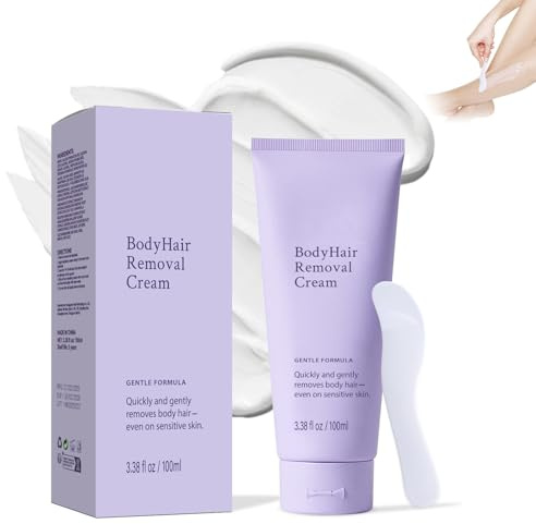Hair Removal Cream, Body Hair Removal Cream for Women and Men,Leg Hair Remover,Gentle Formula, Suitable for Legs, Hands, Underarms, Etc (1 Pcs)