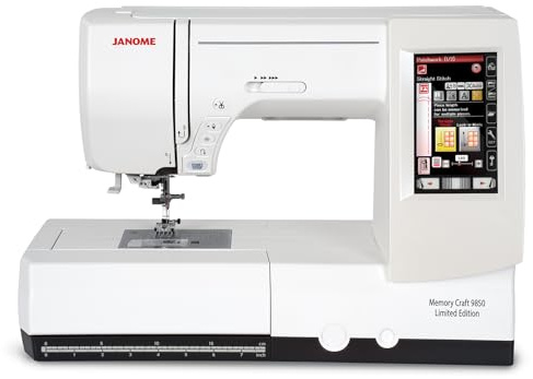 Janome Memory Craft 9850 Machine à coudre et à broder informatisée Édition limitée