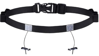 Race Number Holdare - Polyester elastiskt 36 sportband | Reflekterande fitnesstillbehör | Gelögla Midjeband För Vuxna Män Kvinnor Vandring Promenad Cykling Gym Utomhus