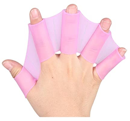 Simning Fingerfenor Lära Simbassängutrustning Finger Bär hand Nätfenor Radträning Dykhandskar Simbassängpaddel Varmt Och BekväMt