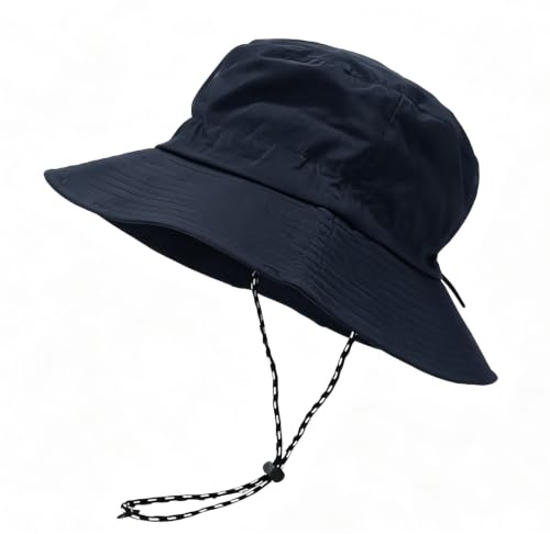 Gorro Impermeable y Antirrayos UPF 50+ para Hombre y Mujer – Plegable, Ligero y Transpirable para Pesca, Senderismo, Playa, Jardinería y Viajes – Ajustable y Versátil