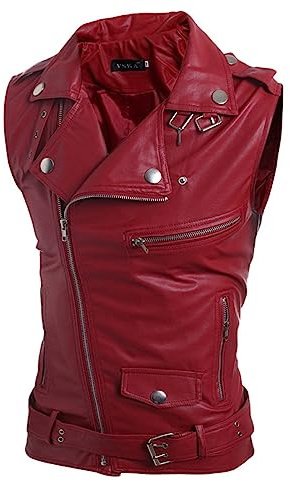 Jeansjacka för män med läderutseende koreanskt snitt midja dragkedja kappa kort skuren övergångsjacka modern bikerjacka för stilar