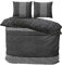Class Home Collection Bettwäsche 200x220 cm Baumwolle Renforce Natura Grau
