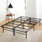 Zinus SmartBase Bett 140x200 cm - Höhe 35 cm - Ideal für ein Gästebett - Stauraum unter dem Bett - Schwarz