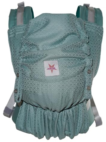 KOKADI® Portabebés ergonómico para recién nacidos a partir de nacimiento, hasta 15 kg, con capacidad de crecimiento para la espalda, portabebés