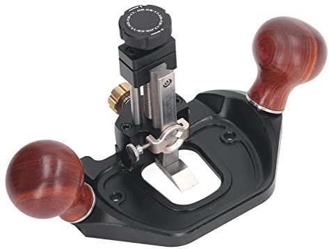 Router Plane, Strumento Portatile Per La Lavorazione del Legno Regolazione Rapida E Precisa Rifilatura in Lega di Alluminio Manico in Legno Lavorazione del Legno Pialla a Mano