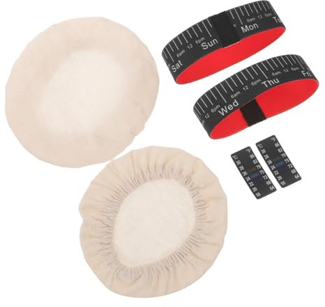 OFFSCH Fermentation Jar Accessories Jar Cover Thermometer Sticker Date Bands for Sourdough Baking