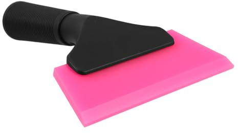 NIYANGLE Tergicristallo Per Auto Raschietto a Lama D'acqua Lavavetri Per Auto Per La Pulizia Dei Vetri Spatola Per Pellicole Per Finestre Spatola Antiscivolo Spatola Per Auto Rosy Plastica