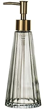 Dispensadores de ducha de 300 ml, estilo nórdico, luz de lujo, paraguas, botella de loción de vidrio, botella dispensadora de jabón para el hogar, botella dispensadora de gel de ducha