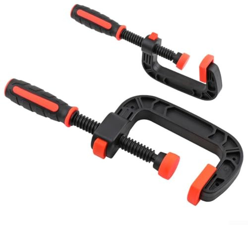 Engineering Plastic G Type Strong Clamp for Woodworking Devices with Fast Release System for DIY Carpentry and Clamping Efficiency (3inch)