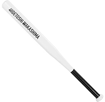 HIDETOSHI WAKASHIMA® Tokyo basebollträ av rostfritt stål, legerat stål. Lämplig för nybörjare, hobbyspelare och proffs, längd: 28 tum (0,71 m), vikt: 980 g, i många färger (vit)