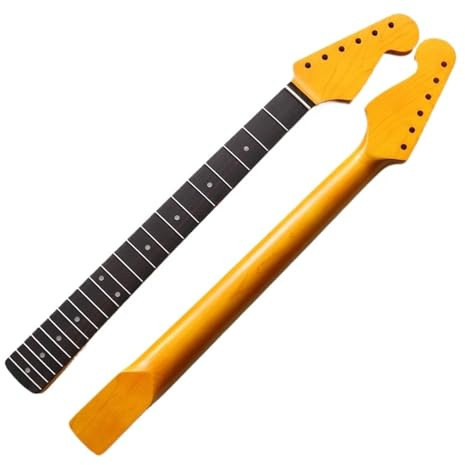 professionell gitarrhals För ST Guitar Neck 21-fret Elektrisk Gitarrhals Rosewood Gripbräda Med Rygg Mittlinje