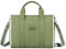 Kasgo Bolso Tote Mujer, Bolso Universidad Lona Bolso Ordenador Portátil 15.6 Pulgadas Bolso Bandolera Impermeable Bolso Shopper Grande Bolsa de Mano Bolsa de Hombro para Viaje Oficina Trabajo Verde