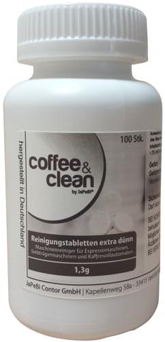 100 Reinigungstabletten 1,3g extra dünn, für WMF Sage Siebträgermaschinen