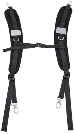 CZAKOMIX 1 par Correa Mochila, Correas Ajustables De Hombro, Correas Portátiles De Mochila, Accesorios Adultos (Negro)