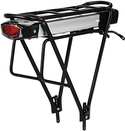 YOSE POWER Batería de iones de litio E-Bike 36V12.5Ah con portador apto para kit de conversión de 26-28 V-brake