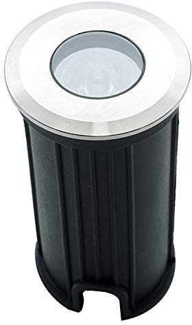 Zeitnet Inc. Faretto segnapassi LED COB 1W incasso luce BLU calpestabile giadino 12V/24V IP68 baasa tensione illuminazione percorsi viali giardino bordo piscina