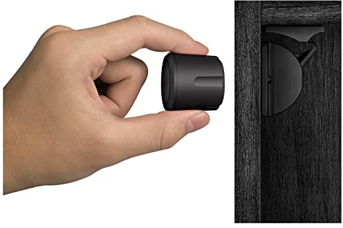 Norjews Child & Baby Safety Proof Magnetic Cupboard Locks (8 Locks & 2 Keys), Easy Install in Seconds, Invisible Child Safety Locks for Cabinets and Drawers, No Screws or Drilling, Black