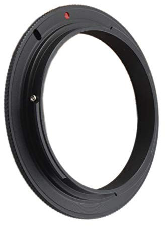 58mm Macro Lens Reverse Ring Compatible with for Canon EOS M Mount Mirrorless Camera M1 M2 M3 M5 M6 M10 M50 M100 Camera,with 58mm Filter Thread Lens.Macro Shoot(58mm-EOS M)