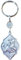 Porte-Clé Saint Christophe pour Voiture - Saint Patron des Voyageurs (Automobilistes, Motards, Trains, Avion). Accessoire Porte Bonheur Voiture, Moto, Camping Car - Cadeau Parfait