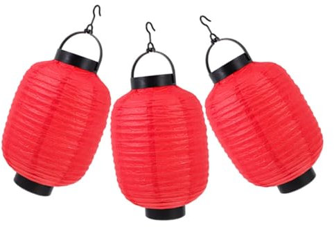 3pezzi Lanterna Giapponese Pieghevole Con Luce Per Decorazioni Ristorante Sushi Design Unico E Funzionale Per Feste E Cerimonie Misura